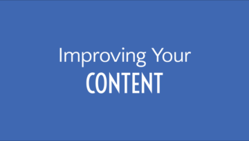 Improve Your Content