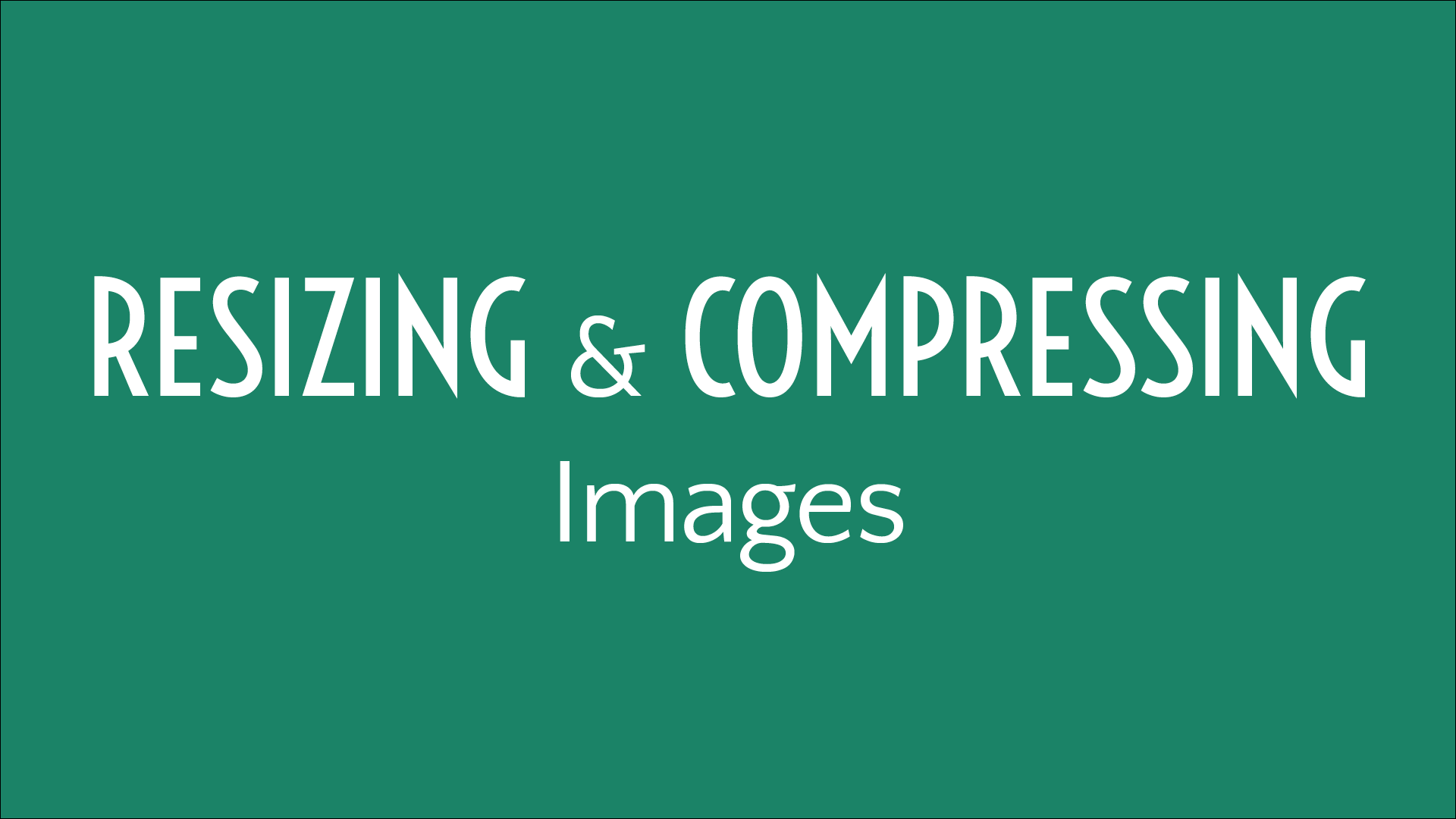 image compress and resize